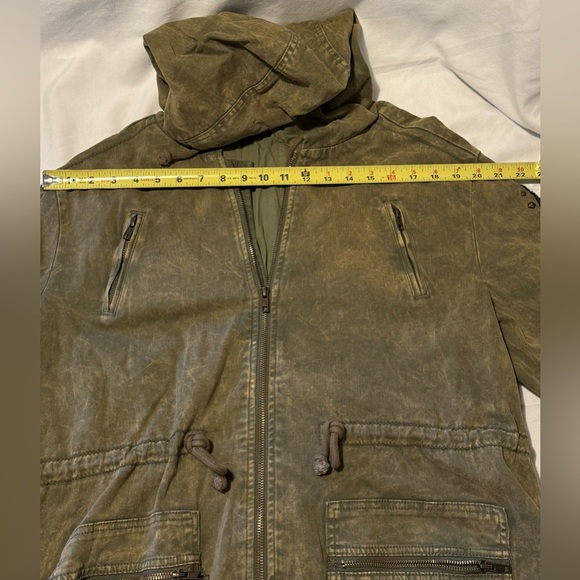 Free People Golden Quills Military Jacket size M - Picture 10 of 13